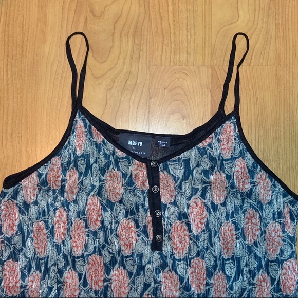 Anthropologie Tati Textured Shimmer Tank Top - Picture 4 of 9